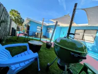 2 Minutes from Beach/Downtown + Patio & Grill
