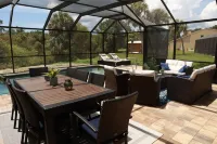 Spacious home near W. Dearborn St. Heated pool. Minutes away from 2 beaches!