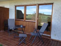 Friendly 1-room apartment with terrace and panoramic view.