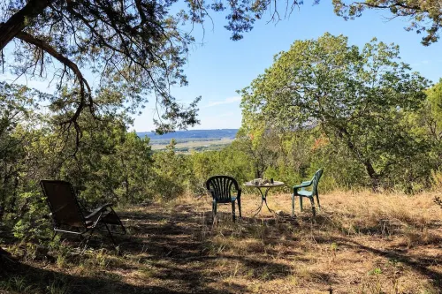 The sound of silence.  Reconnect with family at this special cabin in the woods Hotels in Lago Vista
