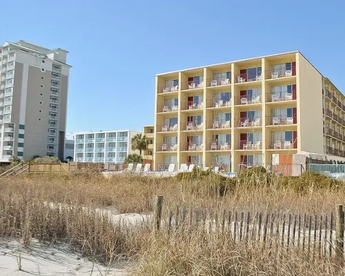 Gazebo Inn Oceanfront Hotels near Myrtle Waves