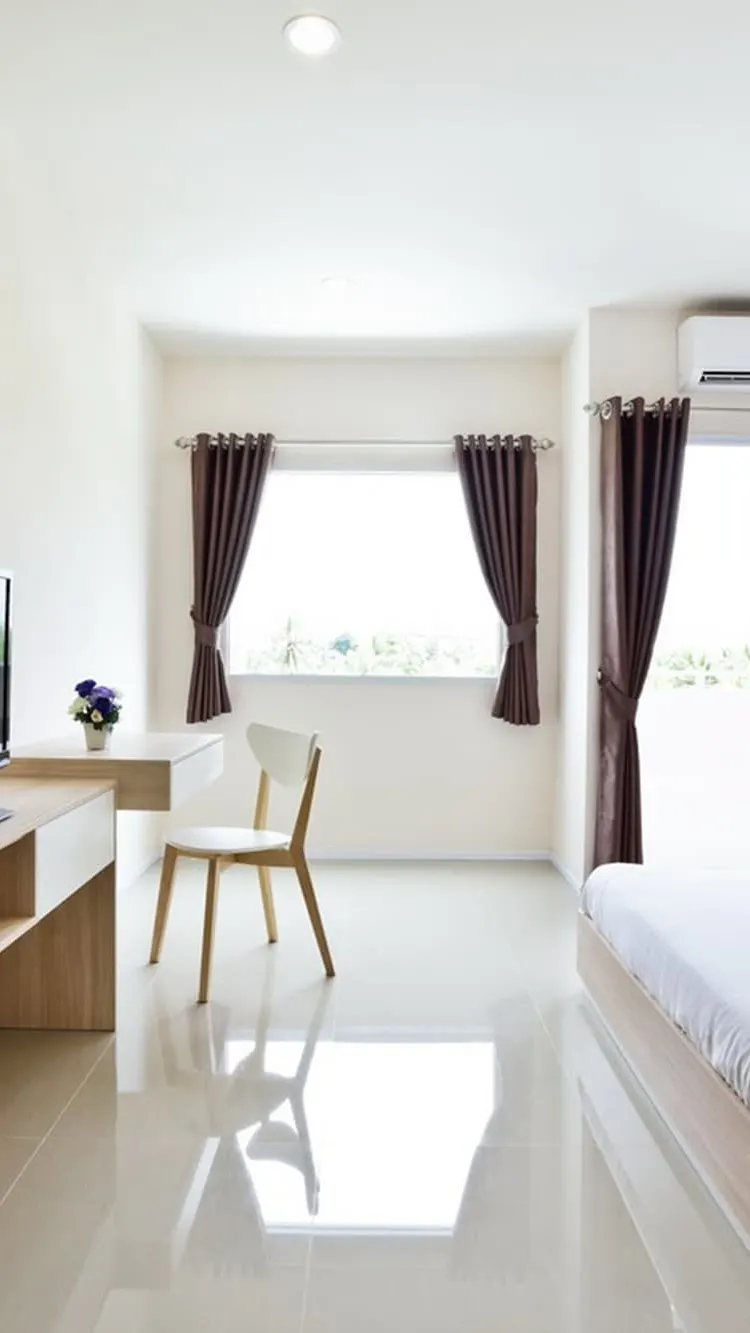 ห้องพักมาตรฐานเตียงใหญ่พร้อมเตียงใหญ่