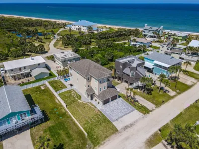 Villa Nautilus New Lux 3 Story Pool Hot Tub Home with Elevator- Steps Away from the Beach
