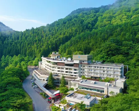 Ooedo Onsen Monogatari Higashiyama Grand Hotel Hotel di Aizuwakamatsu