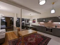 Luxurious vacation apartment with infrared cabin