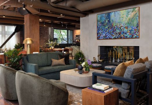 포퓰러스 시애틀 루프탑 테라스 야경 이미지