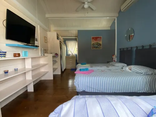 House of character with swimming pool private and seen on sea