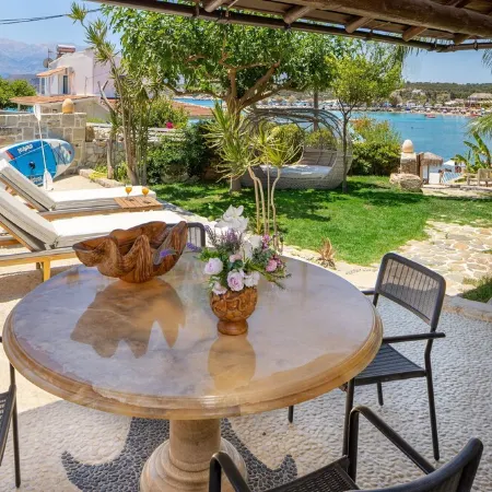 Villa Minoa Just Next to the Beach, with Surprising Sea and Mountain Views