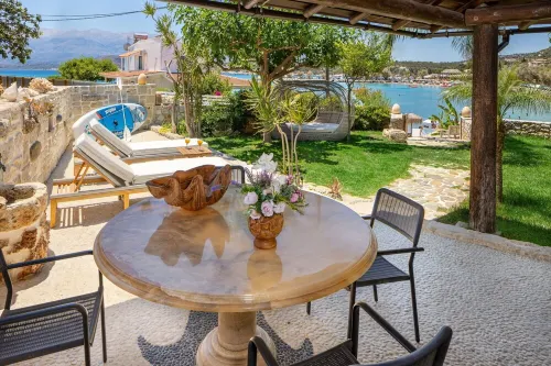 Villa Minoa With Small Private Beach And Surprising Sea and Mountain Views