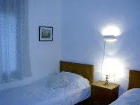 Apartment in seafront location with pool and garden with lawn,