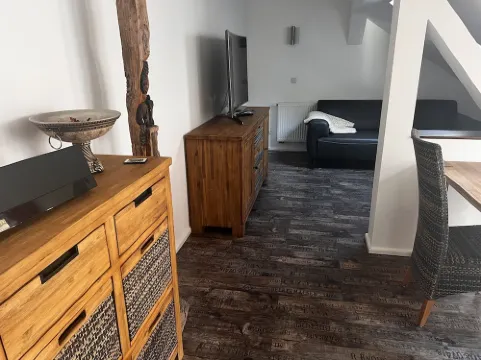 Idyllic vacation home in Jena 5 minutes walk to the center directly on the Saale