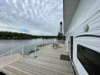 Waterfront Remote (boat access) RV on Dogtooth Lake, ON