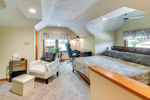 3 Mi to Seneca Lake: Couple's Apt w/ River Access - 3-Star