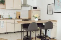 Center, 2R, own terrace, WiFi, 4P, modern, quiet