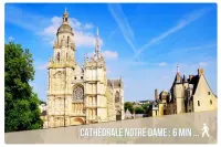x1f3e1; Evreux Central Lodge - Netflix - Wifi Fiber - Near train station & city center