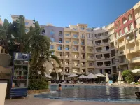 Triple room compund pool view chaletFloranza Hurghada 2 mints away from z sea