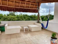 4-bedroom ocean villa with private pool & jacuzzi in wonderful Cozumel WiFi & AC