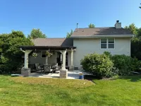 Spacious 4-bedroom house with Beautiful Patio close to EAA in Oshkosh