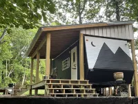 LINVILLE Nostalgic Mountain Farm Glamping Camper on Wedding Venue, 10 acre farm