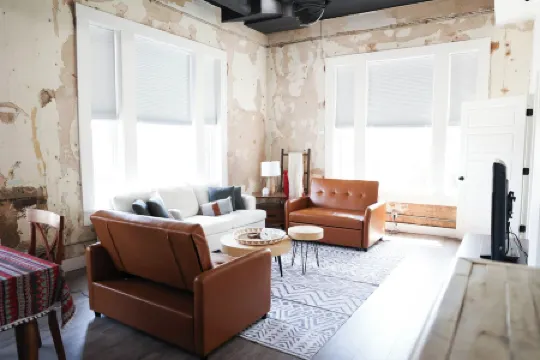 Charming 2-bedroom Loft @ the Historic Katy Depot located in Denison TX