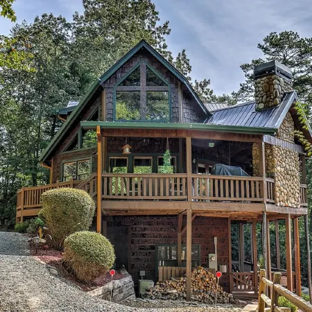 "A Point of View" - Voted by Guests As "Best Cabin in Blue Ridge"