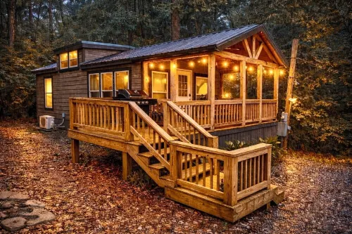 Nature’s Cove Cabin B-kayaks/fire pit/pet friendly