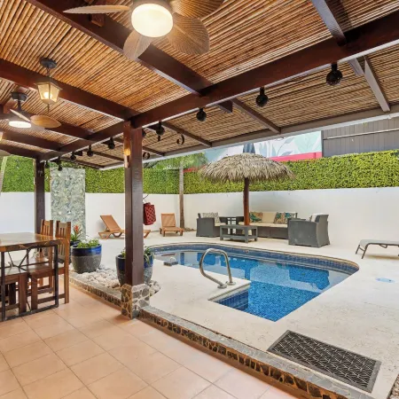 Spacious Home with Private Pool & Covered Patio Near the Beach