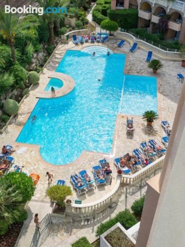 Outdoor Swimming Pool #Cannes Boccacabana Beach, Seafront, in Résid Pierre&Vacances 3 Stars Photo