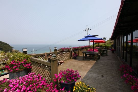 여수 뜨레모아펜션의 오션뷰