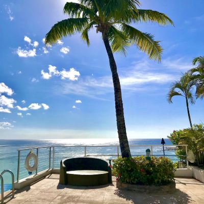 ホテルからの眺望 グアム リーフ ホテルの写真