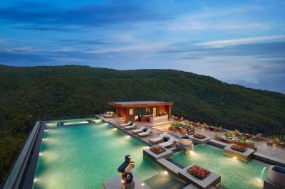 Outdoor Swimming Pool Hyatt Regency Dehradun Photo