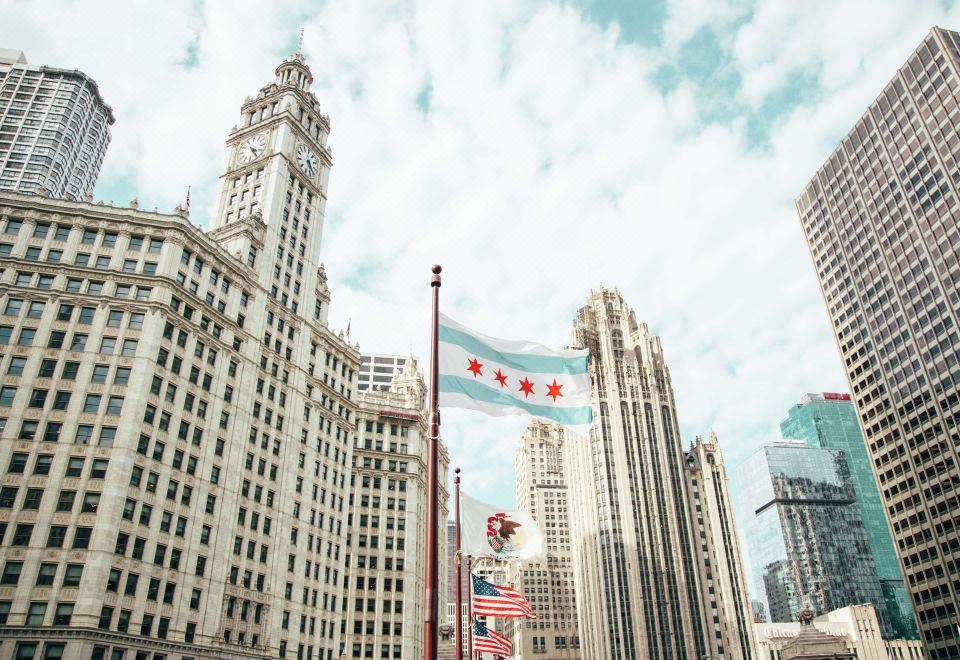 레지던스 인 시카고 다운타운 매그니피션트 마일의 현대적인 객실