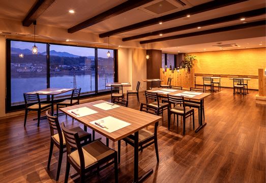 호텔의 테라스 또는 바 공간