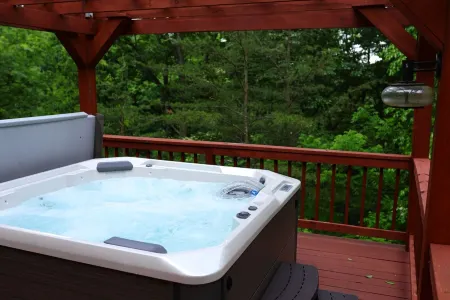 LUXURY Wooded Hilltop Hocking Hills Villa Lodge!