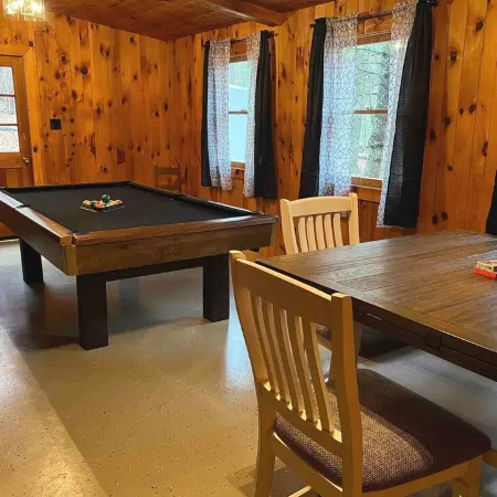 Cabin joins Lost River State Park! Convenient to most popular hiking trail.