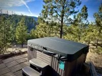 Black Hills GETAWAY- Alpine Prairie Lodge-  Beautiful Log Cabin on 8 acres. - Wifi