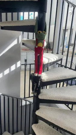 The purple door at the bay.