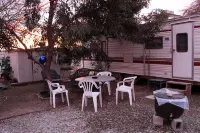 Cozy 80s Safari Style RV in Tranquil Bombay Beach with AC Hotels near Salton Sea