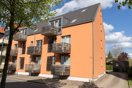 Family apartment with Müritz view, 5 minutes to the city center