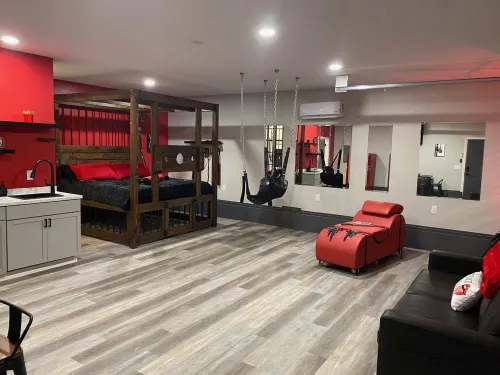 Adult Themed Cabin w/ Hot Tub