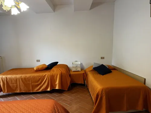 Ancient Tuscan style country house with a view of the Pisan Mountains