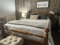 Cozy cabin on the hill with amazing surroundings.