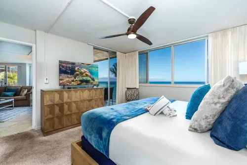 Spectacular Views Oceanfront Corner Royal Kahana 2Bd Hotel Zone Safe to Book.