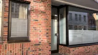 Design apartment store window very centrally located