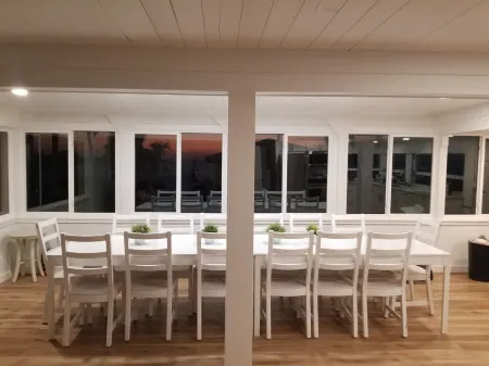 Modern Beach house with a great view, totally updated, private beach.