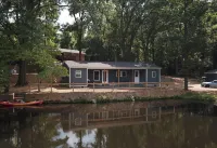 The Pond House. This wilderness rich gem is close to Hickory!