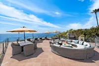 Oceanfront Villa - Tranquil Retreat, Indigo & Sand Palette