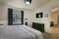 Modern Kitchen and Scenic Stream - Elegant Family Retreat