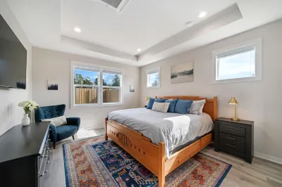 Modern beach beauty with a hot tub, gas firepit, Ping-Pong table & gas fireplace Hotels near Nehalem Welcome sign