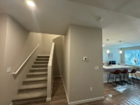 Cozy Living Room and Gourmet Kitchen - Charming Modern Haven